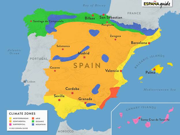 Weather &amp;amp; Climate in Spain | Espaa Guide